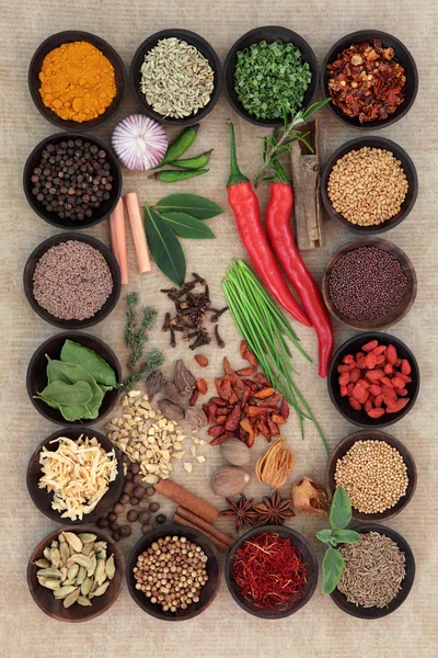 Herbs and Spices — Stock Photo, Image