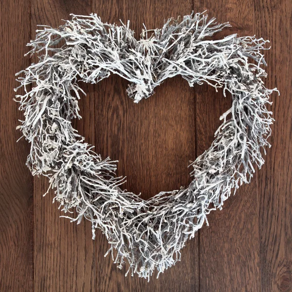Heart Shaped Wreath — Stock Photo, Image