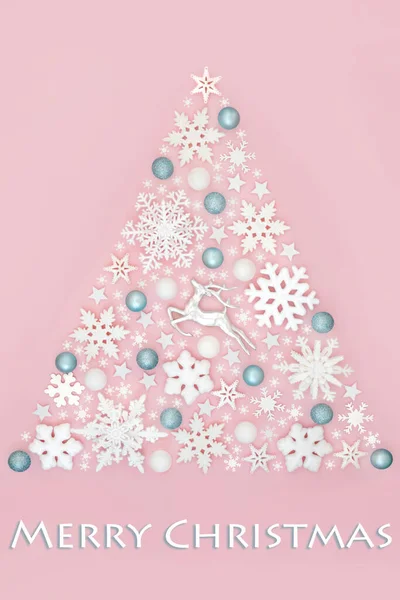 Veselé Vánoce Surrealistický Strom Tvaru Dekorace Abstraktní Koncept Severního Pólu — Stock fotografie