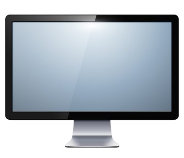 Tv monitor clipart