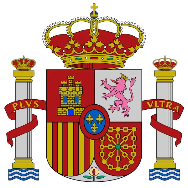 Spanisches Wappen — Stockvektor