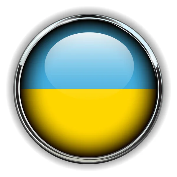 Przycisk Ukraina — Wektor stockowy