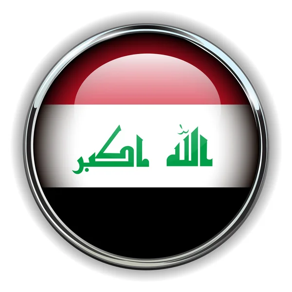 Iraq button — Stock Vector
