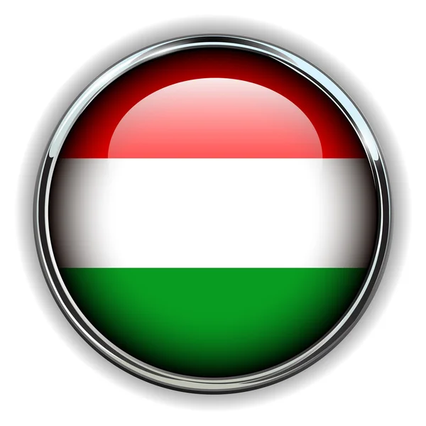 Hungary button — Stock Vector