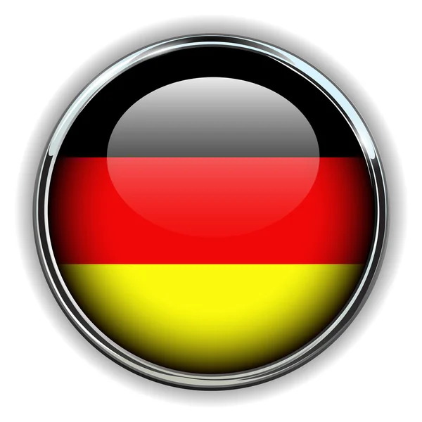 Botón Alemania — Vector de stock