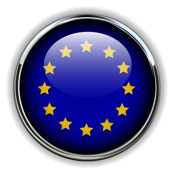 EU knop — Stockvector