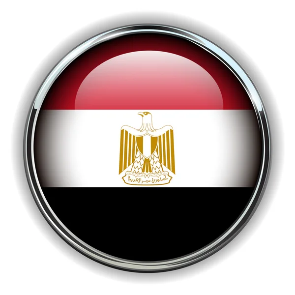 Egypt button — Stock Vector