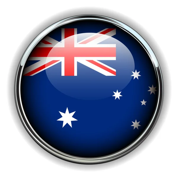 Australia button — Stock Vector