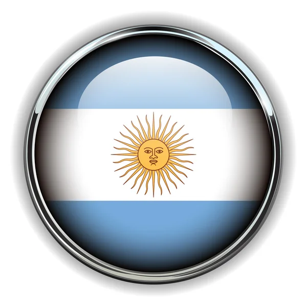 Argentyna przycisk — Wektor stockowy