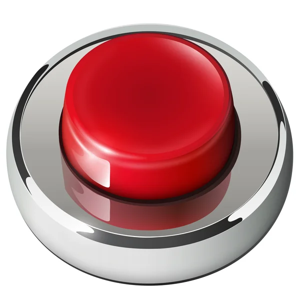 Bouton web rouge — Image vectorielle