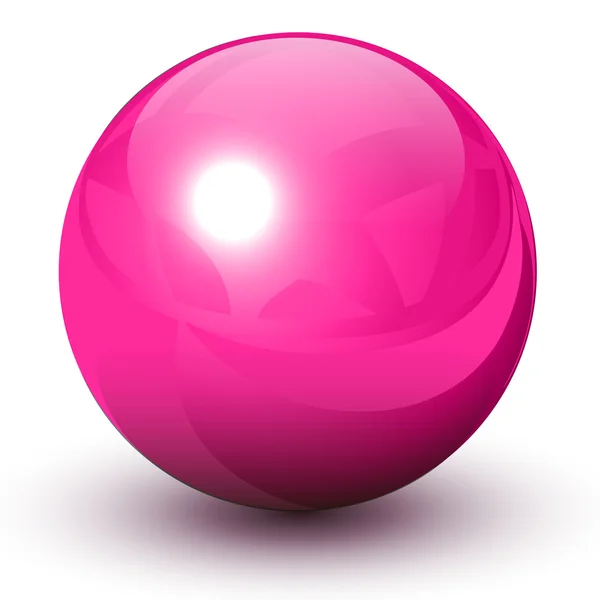 粉红球 — 图库矢量图片