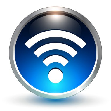 WiFi mavi sembol