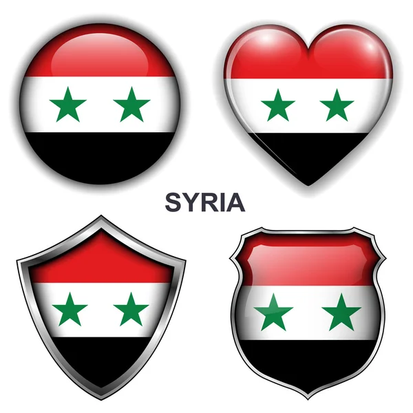 Syria icons — Stock Vector