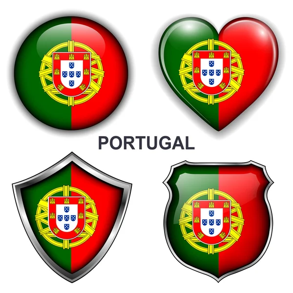 Portugal iconos — Archivo Imágenes Vectoriales