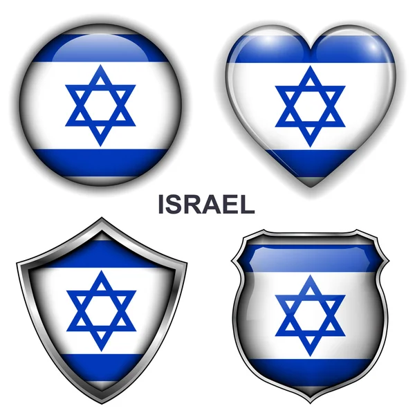 ไอคอนอิสราเอล — ภาพเวกเตอร์สต็อก