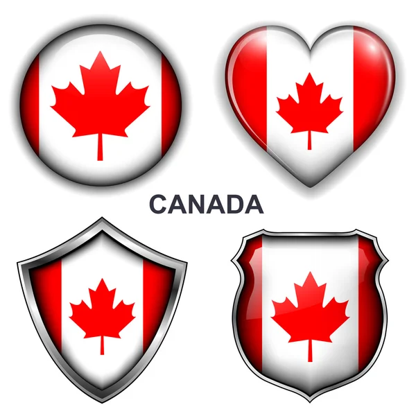 Canada icons — Stock Vector