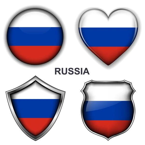 Iconos de Rusia — Vector de stock