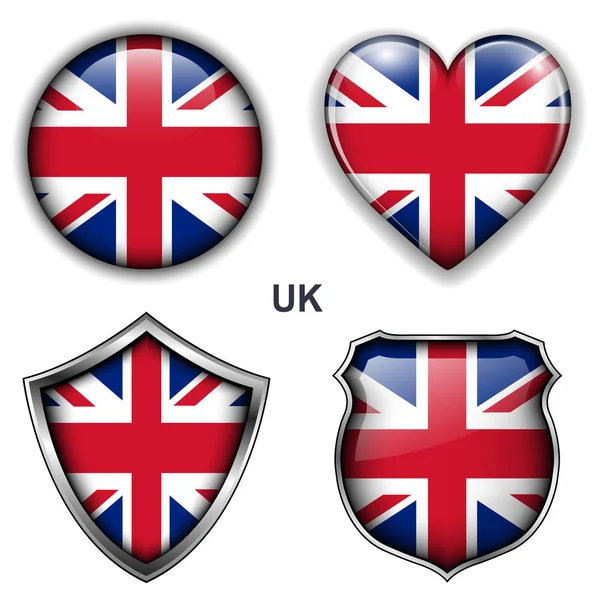Symbole aus Großbritannien — Stockvektor