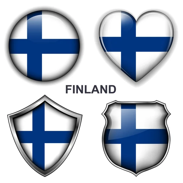 Finland pictogrammen — Stockvector