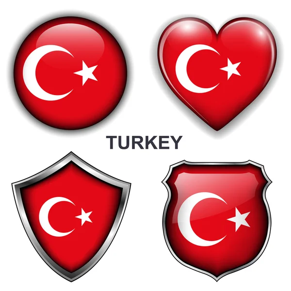 Turkey icons — Stock Vector