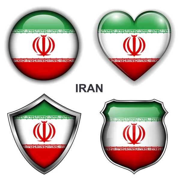 Iran icons — Stock Vector