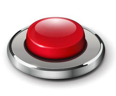 kırmızı parlak düğme