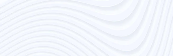 Abstract White Background Waves Pattern Interesting Minimal White Striped Vector — стоковый вектор