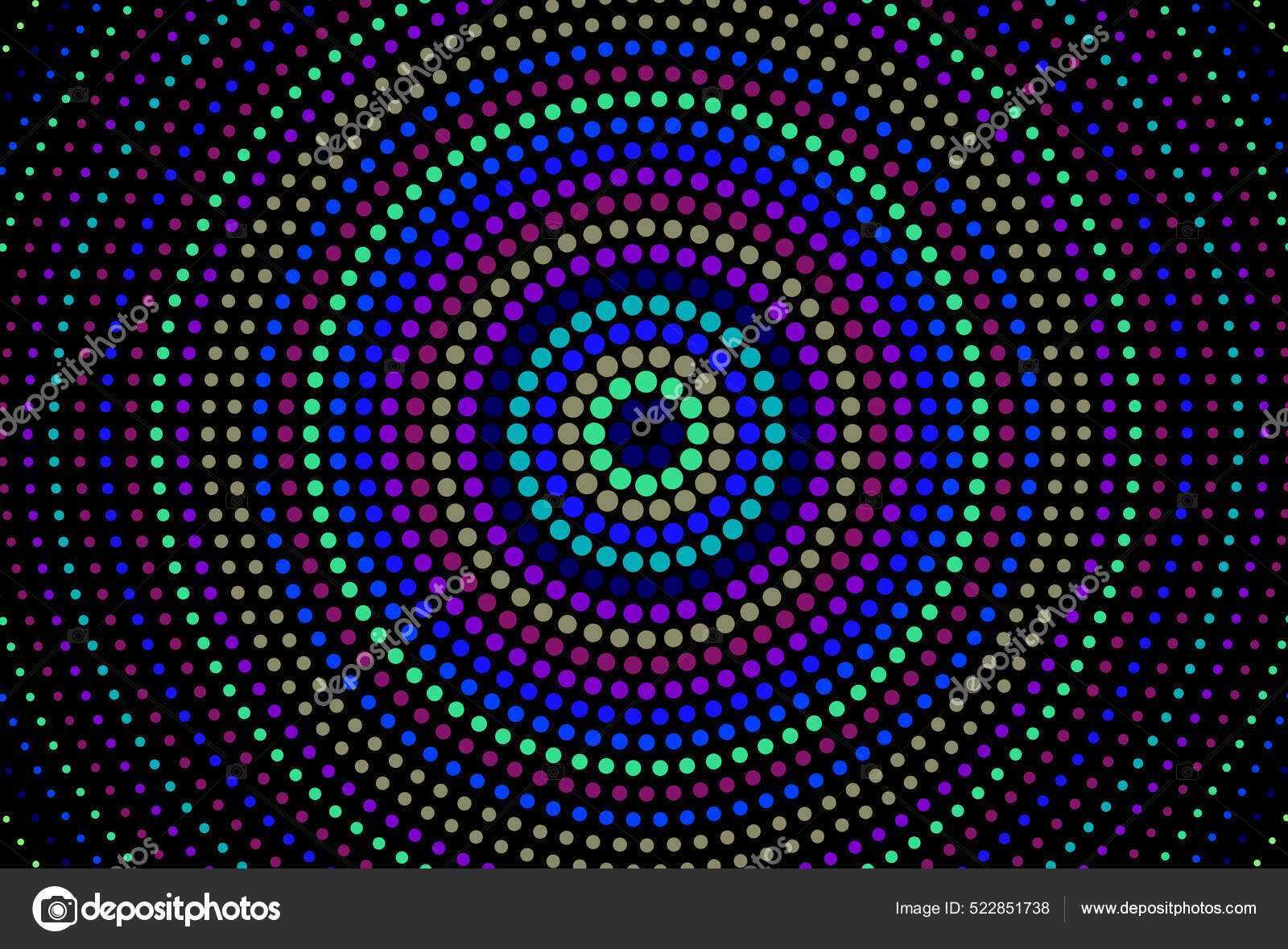 ダークハーフトーンの幾何学的円の背景 面白いモザイクバナー 黒と白のドットで幾何学的なベクトルデザイン ストックベクター ©cobalt88  522851738, image size:1600x1179
