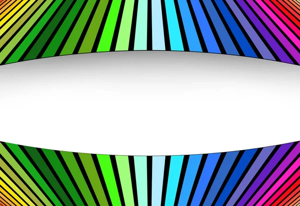 Achtergrond Met Regenboog Gestreept Patroon Abstracte Achtergrond Met Kopieerruimte Vectorontwerp — Stockfoto