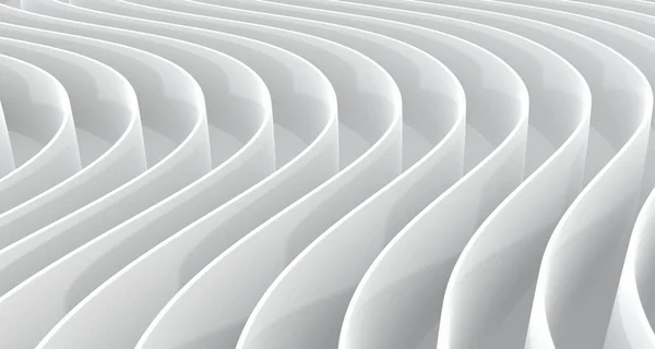 Weißer Wellenförmiger Hintergrund Für Unternehmenspräsentation Abstrakte Graue Streifen Mit Elegantem — Stockfoto
