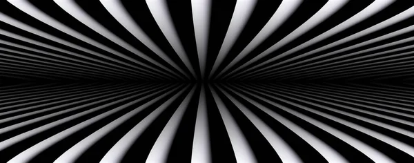 Абстрактный Черно Белый Фон Трехмерным Рисунком Линий Минимальная Черно Белая — стоковый вектор