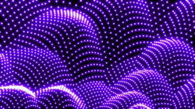 Arkaplan 3D, mor ışık alanı, soyut teknoloji tasarımı, neon ışıklı noktalar denizi, siyah üzerine yarım ton, üç boyutlu çizim arkaplanı..