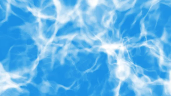 Fondo Abstracto Azul Blanco Patrón Humo Nubes Ilustración Renderizado — Foto de Stock