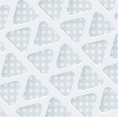 Delikli soyut desenli beyaz arkaplan, delikleri olan üç boyutlu gri ve nokta desenli vektör çizimi.