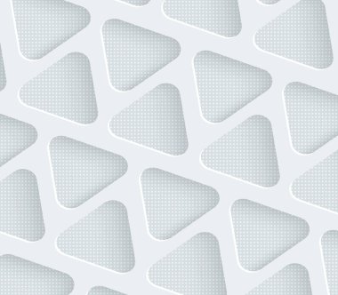 Delikli soyut desenli beyaz arkaplan, delikleri olan üç boyutlu gri ve nokta desenli vektör çizimi.