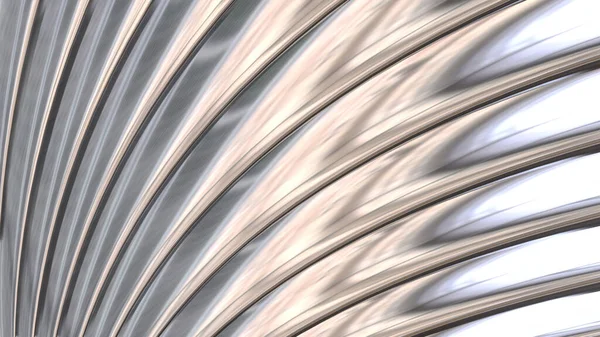 Silver Chrome Metallic Background Shiny Striped Metal Abstract Background Technology — Foto de Stock