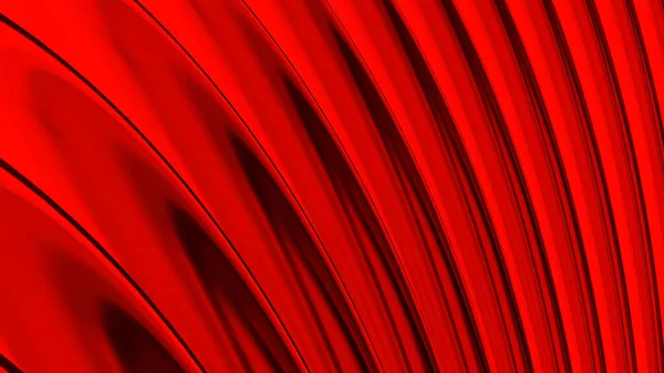 Red Chrome Metallic Background Shiny Striped Metal Abstract Background Technology — Photo