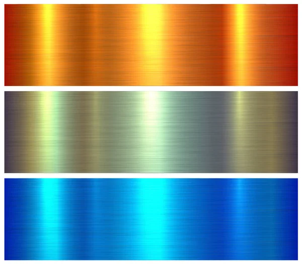 Metal Silver Steel Texture Background Brushed Multicolored Metallic Texture Plate —  Vetores de Stock