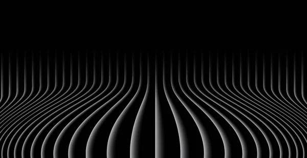 Abstrakter Schwarzer Hintergrund Mit Linienmuster Minimale Dunkelgrau Gestreifte Vektorhintergrundillustration Für — Stockvektor