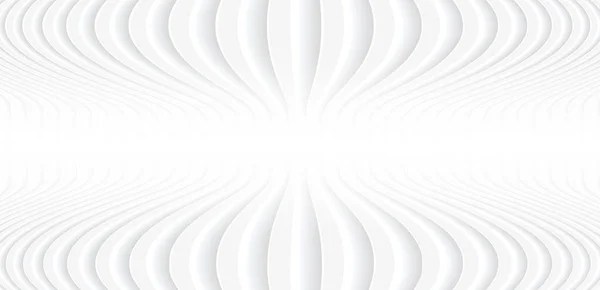Astratto Sfondo Bianco Con Motivo Linee Simmetrico Minimale Bianco Grigio — Vettoriale Stock
