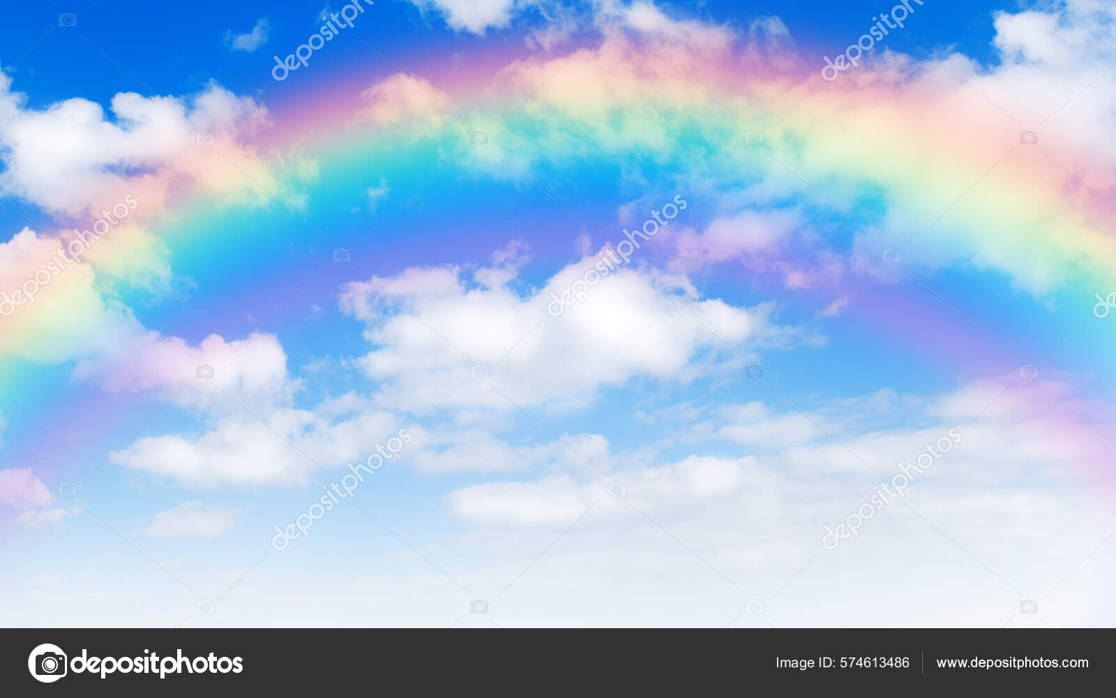 Puffy Cumulus Clouds in a Bright Blue Sky Stock Illustration - Illustration  of white, fluffy: 394502988, image size:1600x1000