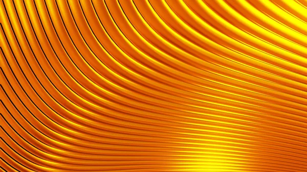 Gold Metallic Background Shiny Striped Metal Golden Abstract Background Technology — ストック写真