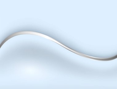 Abstract 3D background, blue grey with waves, interesting soft and elegance business vector background.