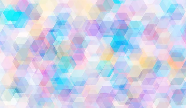 Abstract Mosaic Background Pink Blue Hexagonal Shape Geometric Abstract Backdrop — Stok Vektör