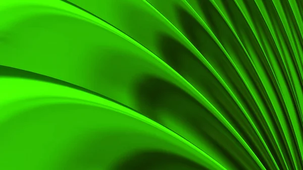 Зеленый Хром Металлический Фон Блестящий Полосатый Металл Абстрактный Фон Технология — стоковое фото