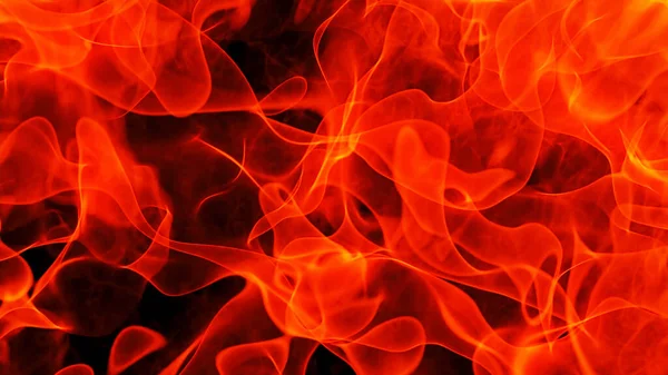 Fire Flames Texture Background Realistic Abstract Orange Flames Pattern Isolated — Fotografia de Stock