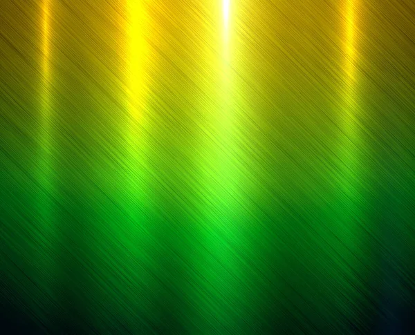 金属金緑のテクスチャの背景 ブラッシュメタルテクスチャプレートパターン 多色ベクトルイラスト — ストックベクタ