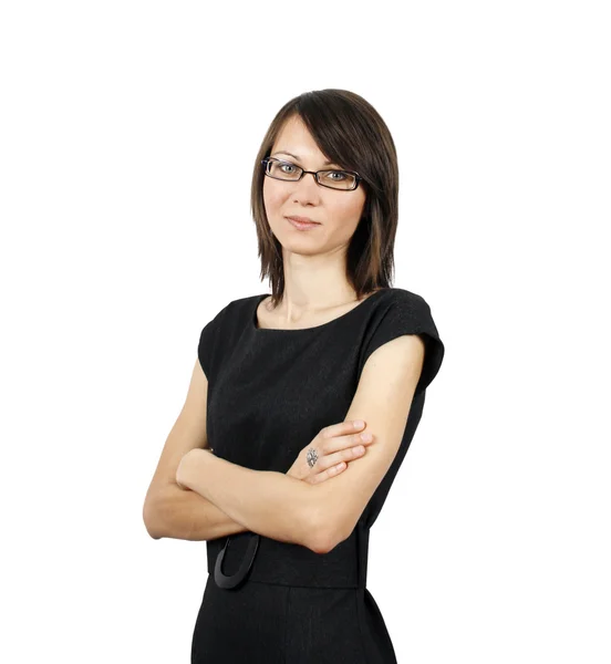 Beautiful woman wearing glasses — Stock Photo, Image