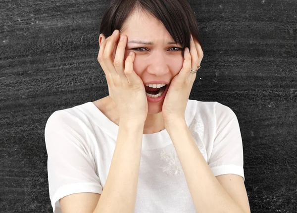 Mujer enojada — Foto de Stock