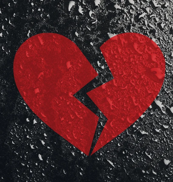 Conceptual broken heart — Stock Photo, Image